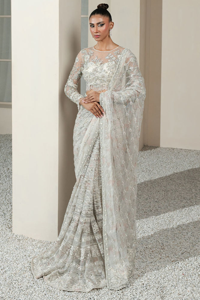 Picture of White Orchid Saree